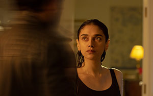 Shot of Aditi Rao Hydari from film, `The Girl On The Train`